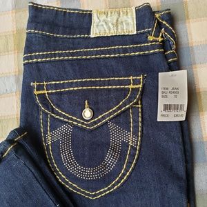 Ladies True Religion Dark Blue Jeans